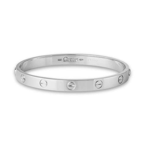 cartier love bracelet white gold - Pre.